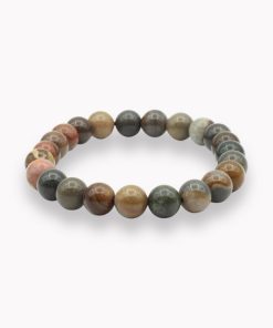 Polychromejaspis Kugelarmband 8mm