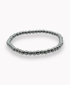 Hämatit Kugelarmband „Lebenskraft“ 4mm
