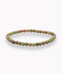 Epidot (Unakit) Kugelarmband „Regeneration“ 4mm