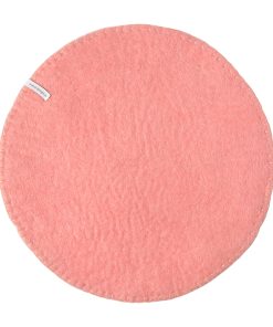 Sitzpolster aus Filz, Farbe Grapefruit