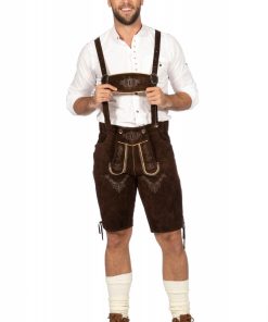 Lederhose kurz (dunkelbraun)