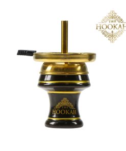 Stein der Weisen Steinkopf 5-Loch GOLD mit Kaminaufsatz Edelstahl THE HOOKAH