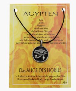 „Das Auge des Horus“ Anhänger auf grosser Karte