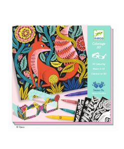 Djeco Mal-Set Filzstifte Fantastischer Wald 3D