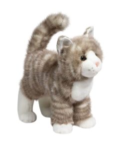 Kuscheltier Katze grau getigert