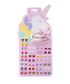 Great Pretenders 30 Paar Klebe-Ohrringe „Einhorn“
