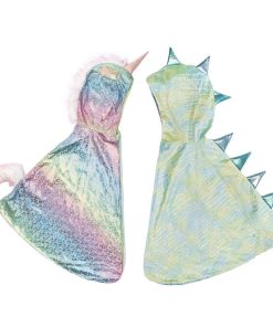 Great Pretenders Wende-Cape Regenbogen-Einhorn / Drache