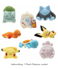 Kuscheltier Pokémon Schlafendes Plüsch, sortiert