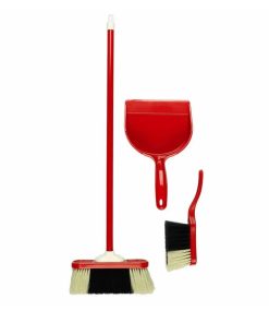 Kinder-Kehrset 3-teilig Besen, Handfeger, Kehrschaufel