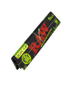 RAW Black Organic Hemp Papers – King Size