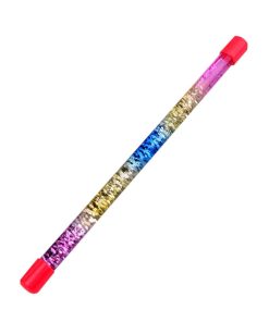Bunter Rainbow-Glitzer-Zauberstab