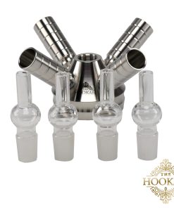 4 x Glasschliffadapter Clear EYE 18/8