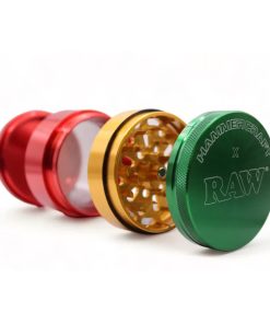 HAMMERCRAFT x RAW – Rasta 4-piece Grinder